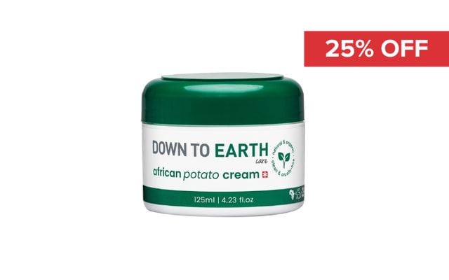 25% Off Down to Earth African Potato Cream 125ml & 250ml  Cover Image